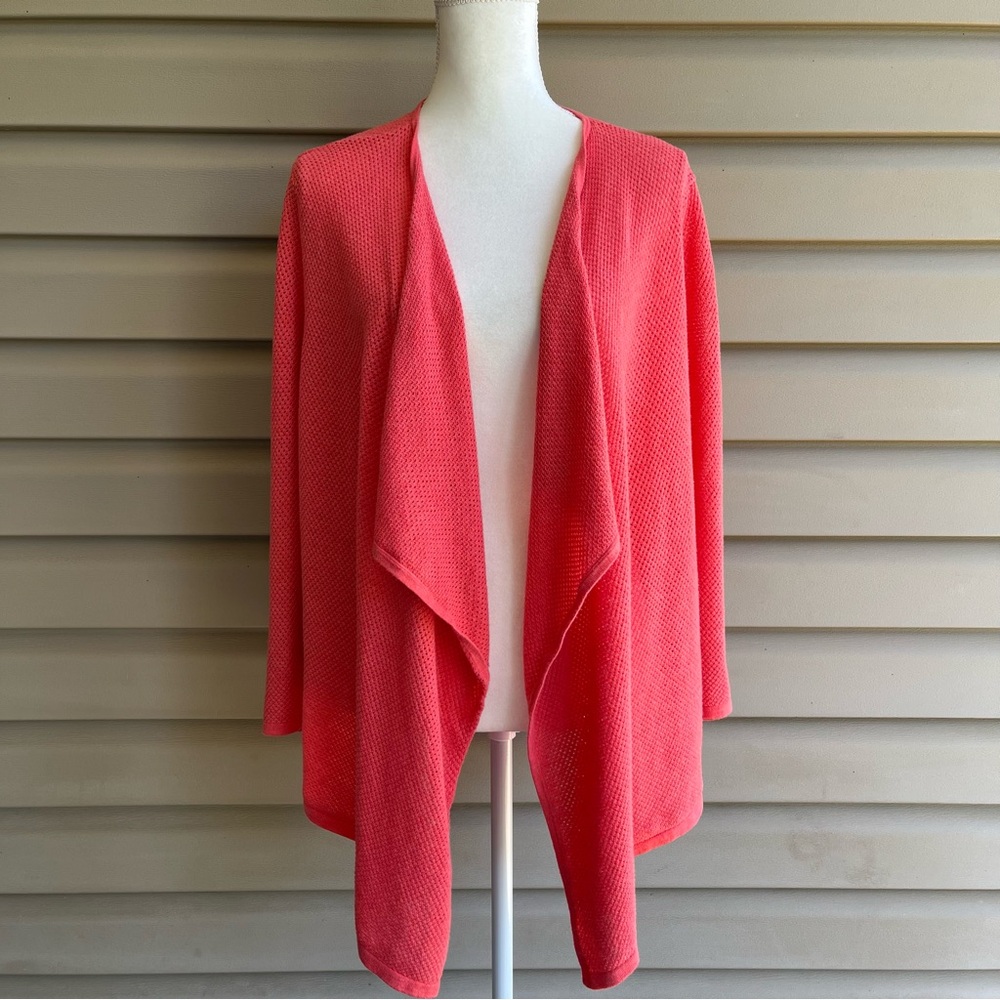 •J.Jill• Open Front Lightweight Cardigan Sweater - Size XL